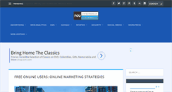 Desktop Screenshot of freeonlineusers.com